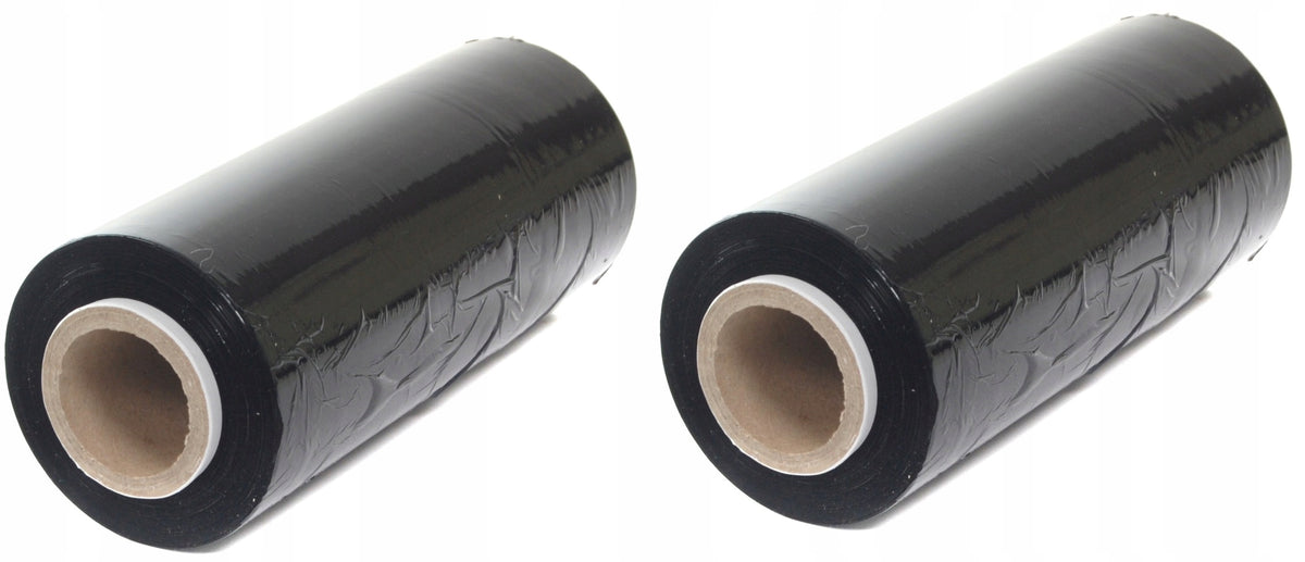 Stretch FILM BLACK 3 KG Strecz 2 rolls 50 cm