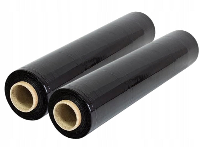 Stretch film black XXL 5,4 kg net stretch black width 50 cm (2 rolls)