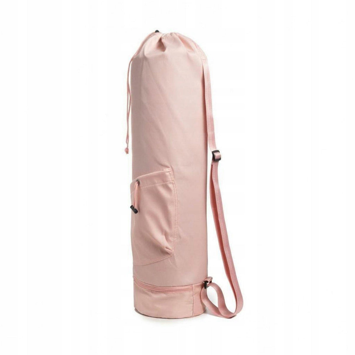 Stretching Mat Backpack with Adjustable Strap Yoga Equipment Carrier Pink