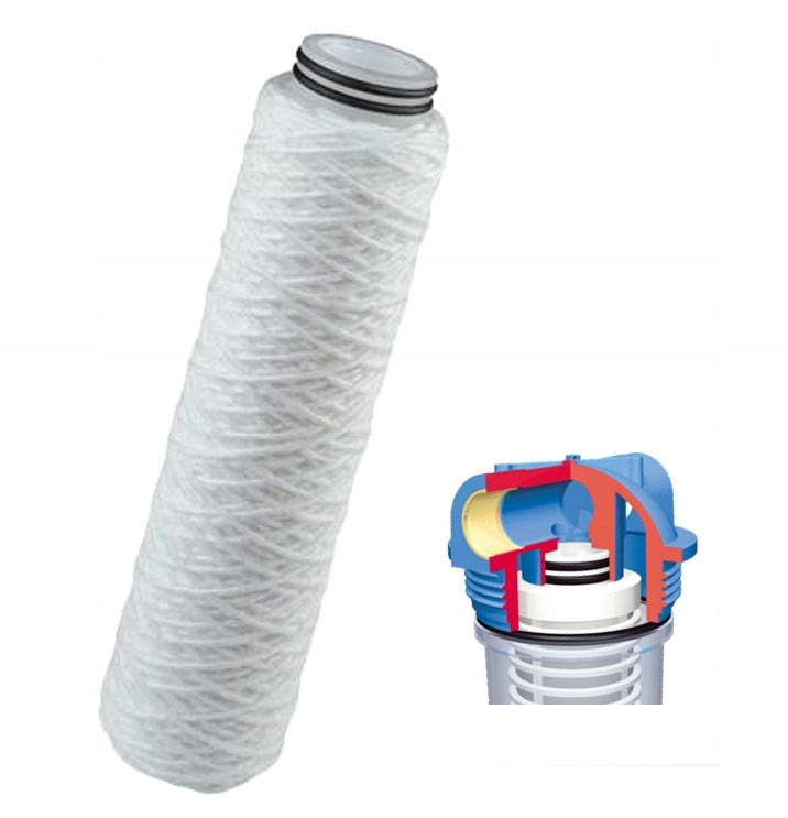 String cartridge for water filter Atlas Filtri 10'' BX 25 micron filter