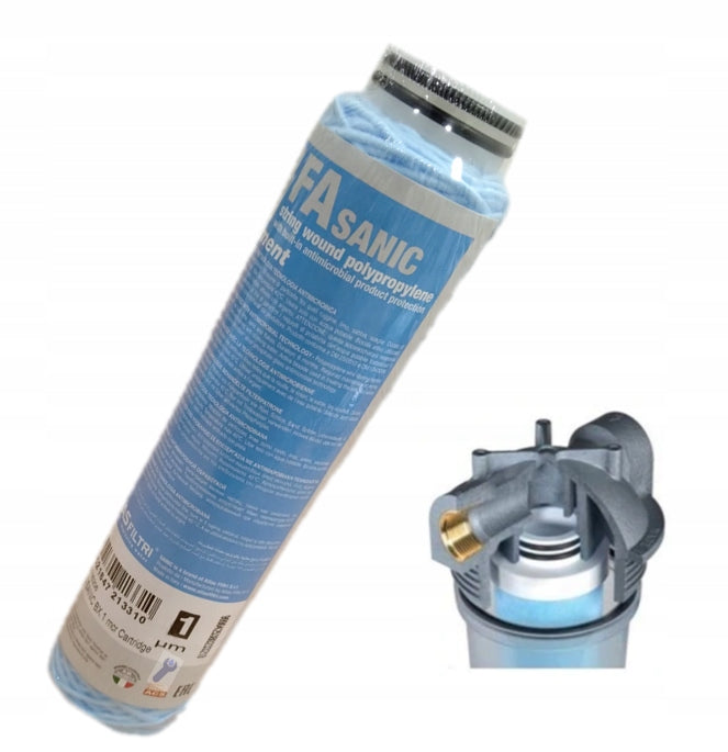 String cartridge water filter Atlas Filtri 10'' SANIC BX 1 mik antibacterial Manufacturer code Atlas Filtri Sanic BX