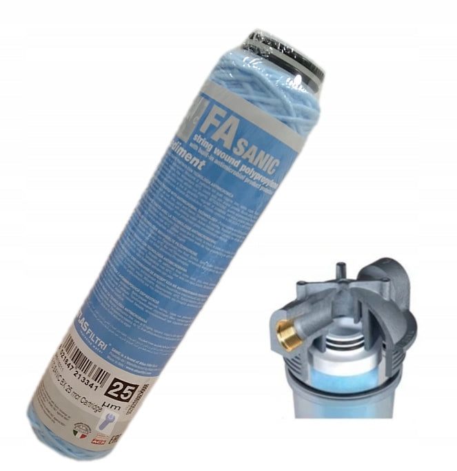 String cartridge water filter Atlas Filtri 10'' SANIC BX 50 mik antibacterial Brand Atlas Filtri