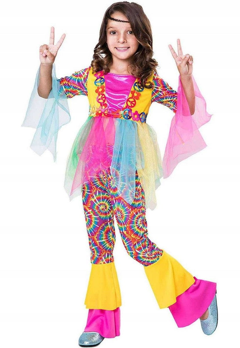 Kostüm für Kinder My Other Me Girl Hippie 