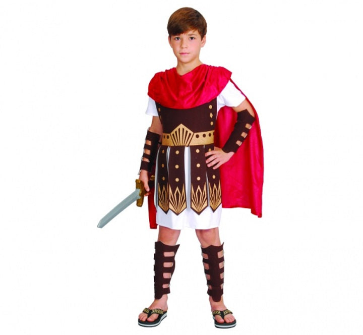 Gladiatorenkostüm für Jungen, 120/130 cm 