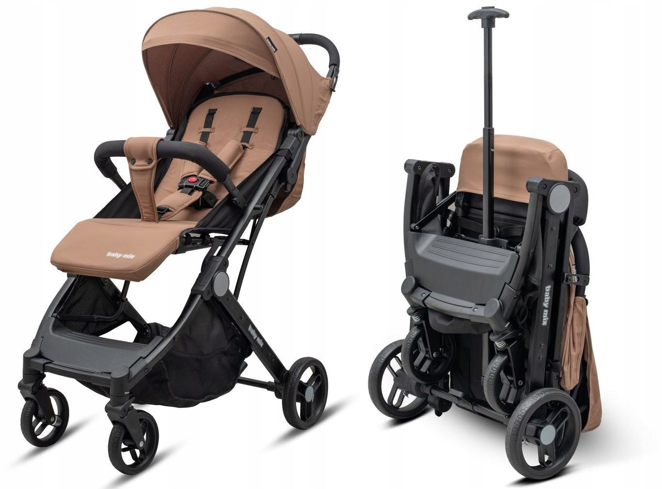 Stroller Baby Mix Bimelo shades of brown and beige aluminium 7,4 kg