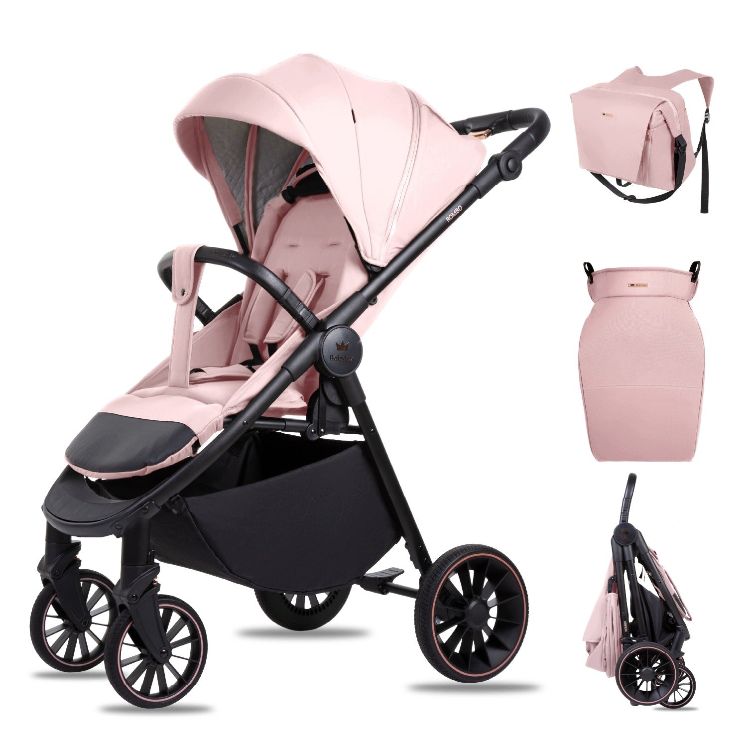 Stroller BabyLux ROMBO Lightweight Stroller Cover Shock Absorption Bag