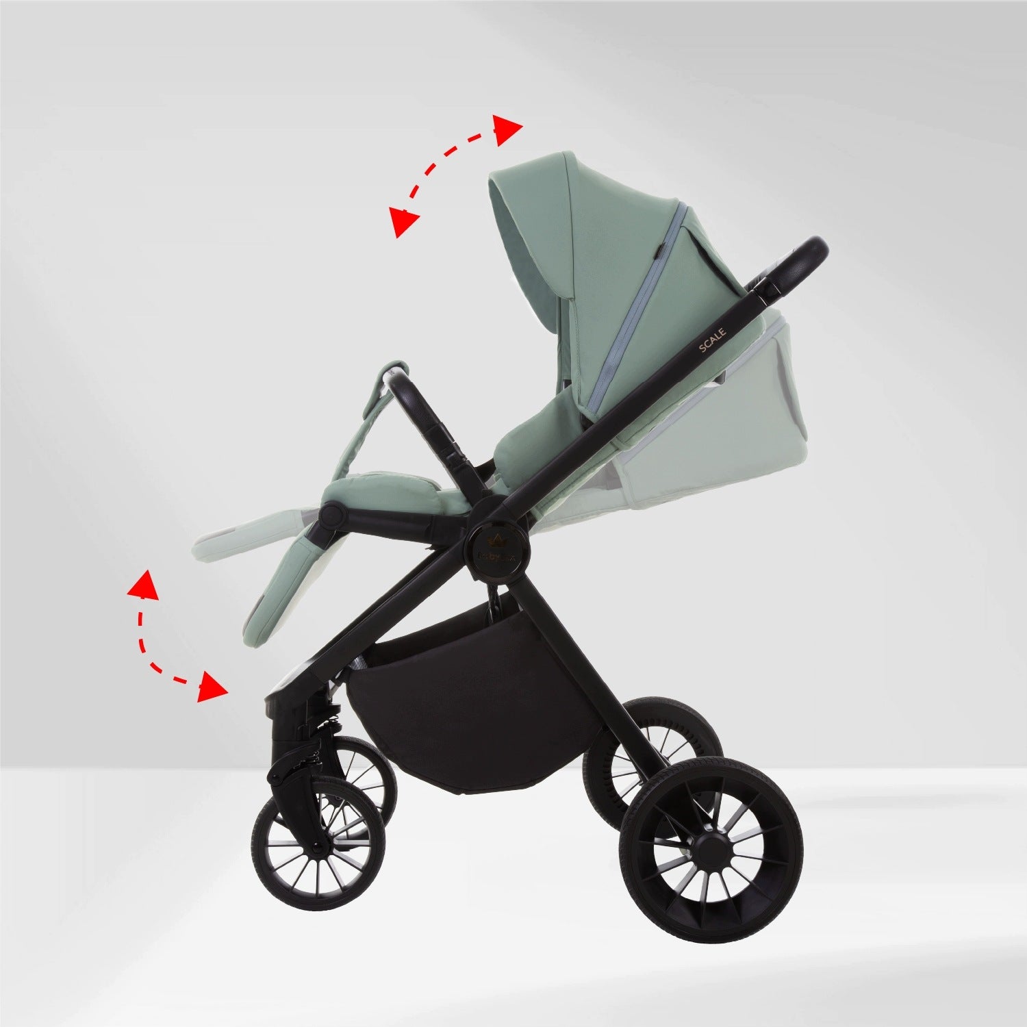 Stroller BabyLux SCALE Lightweight Urban Folding Stroller Sleeping Bag Manufacturer code SCALE_KHAKI