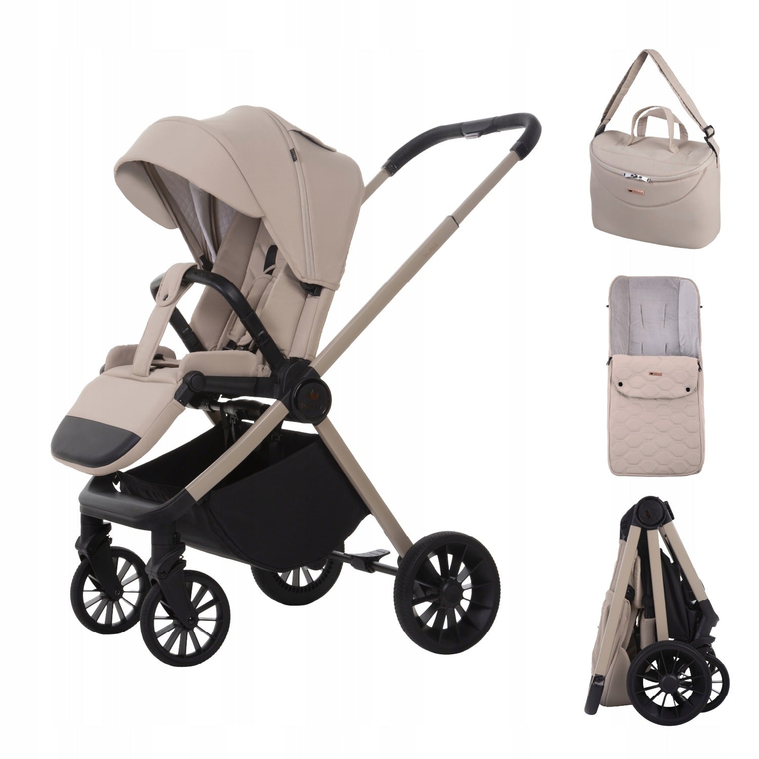Stroller BabyLux SCALE Lightweight Urban Folding Stroller Sleeping Bag