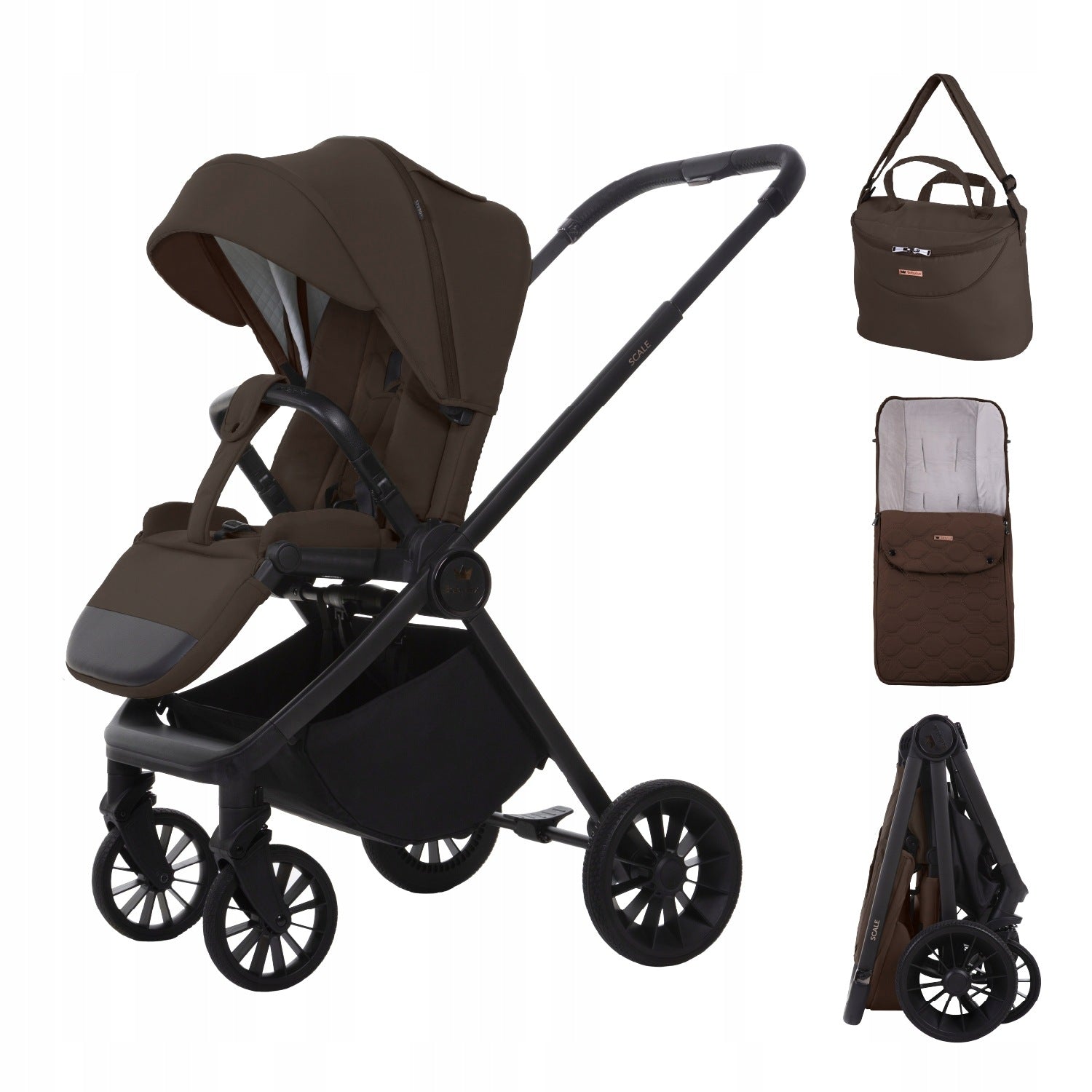 Stroller BabyLux SCALE Lightweight Urban Folding Stroller Sleeping Bag