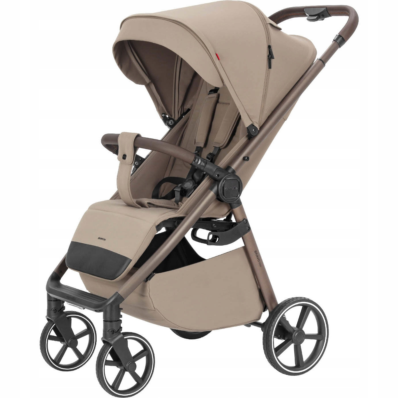 Stroller Bravo M Lite Glossy Beige / Carrello up to 22 kg