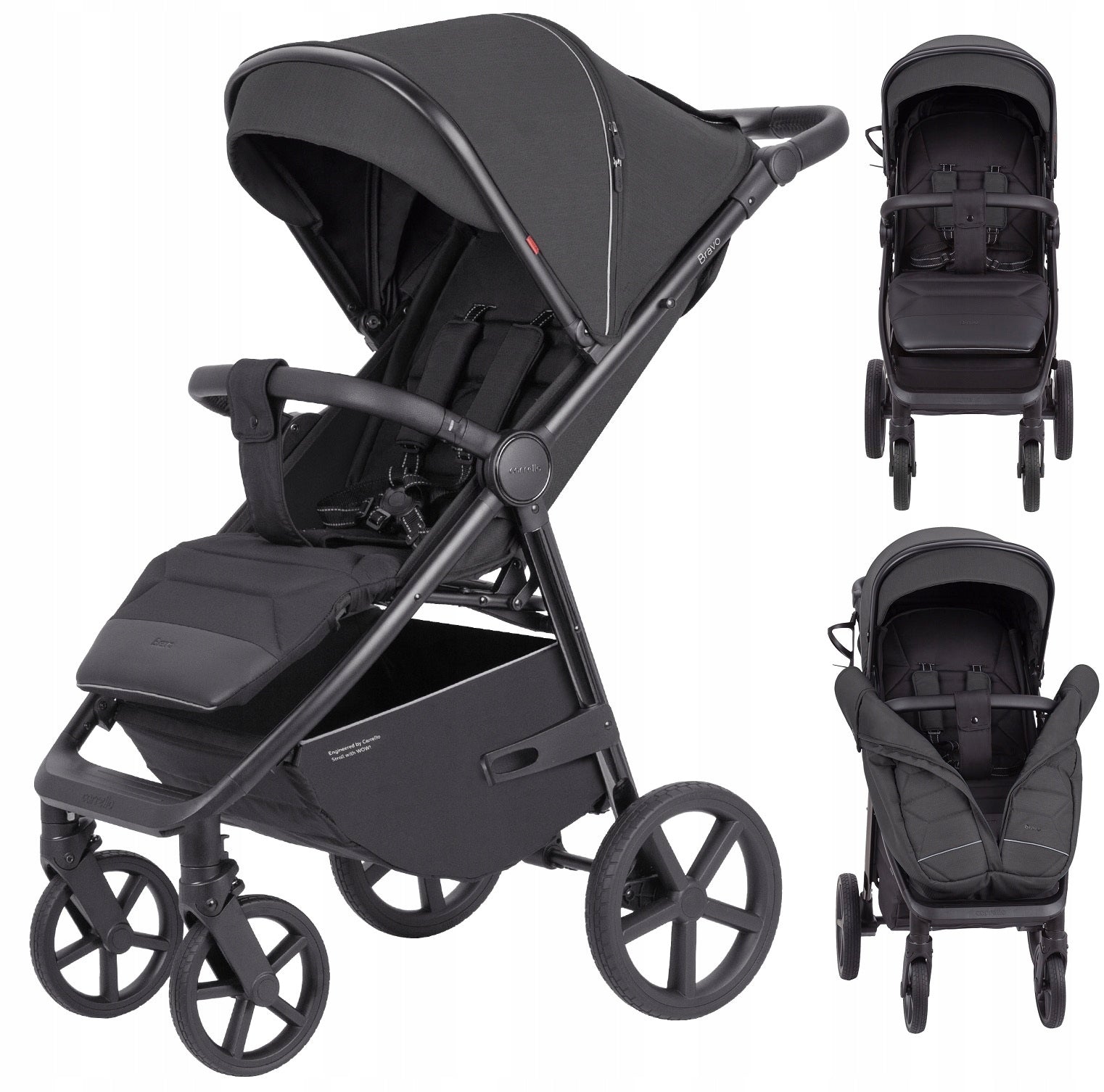 Stroller Carrello Bravo Plus 2024 Lightweight Off-Road Stroller Up to 22kg