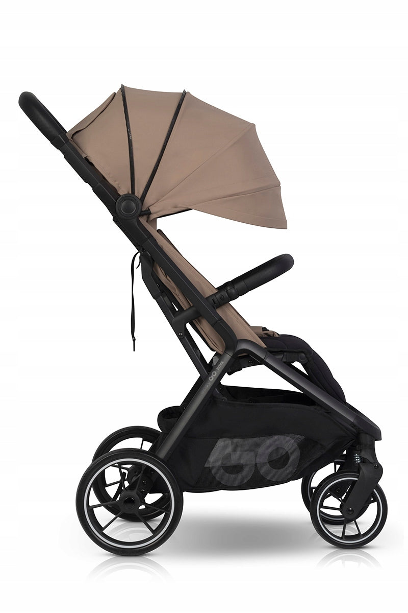 Stroller EasyGo Zoya Golden Beige lightweight stroller up to 22 kg foldable Brand Easy Go