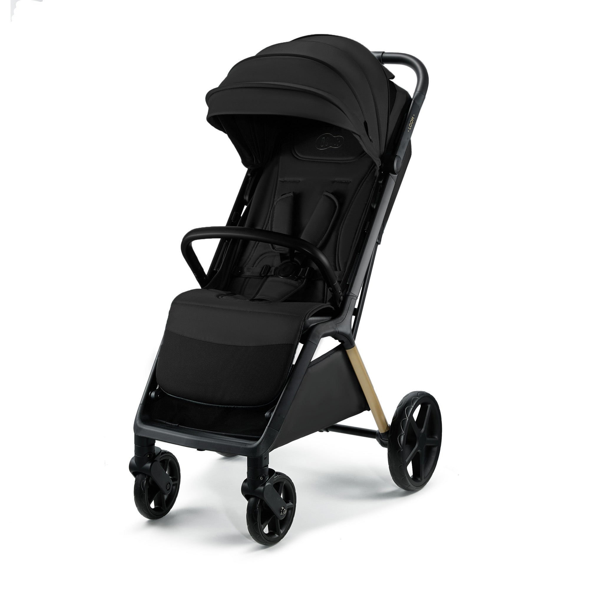 Stroller Kinderkraft LOOM black aluminum automatic folding Brand Kinderkraft