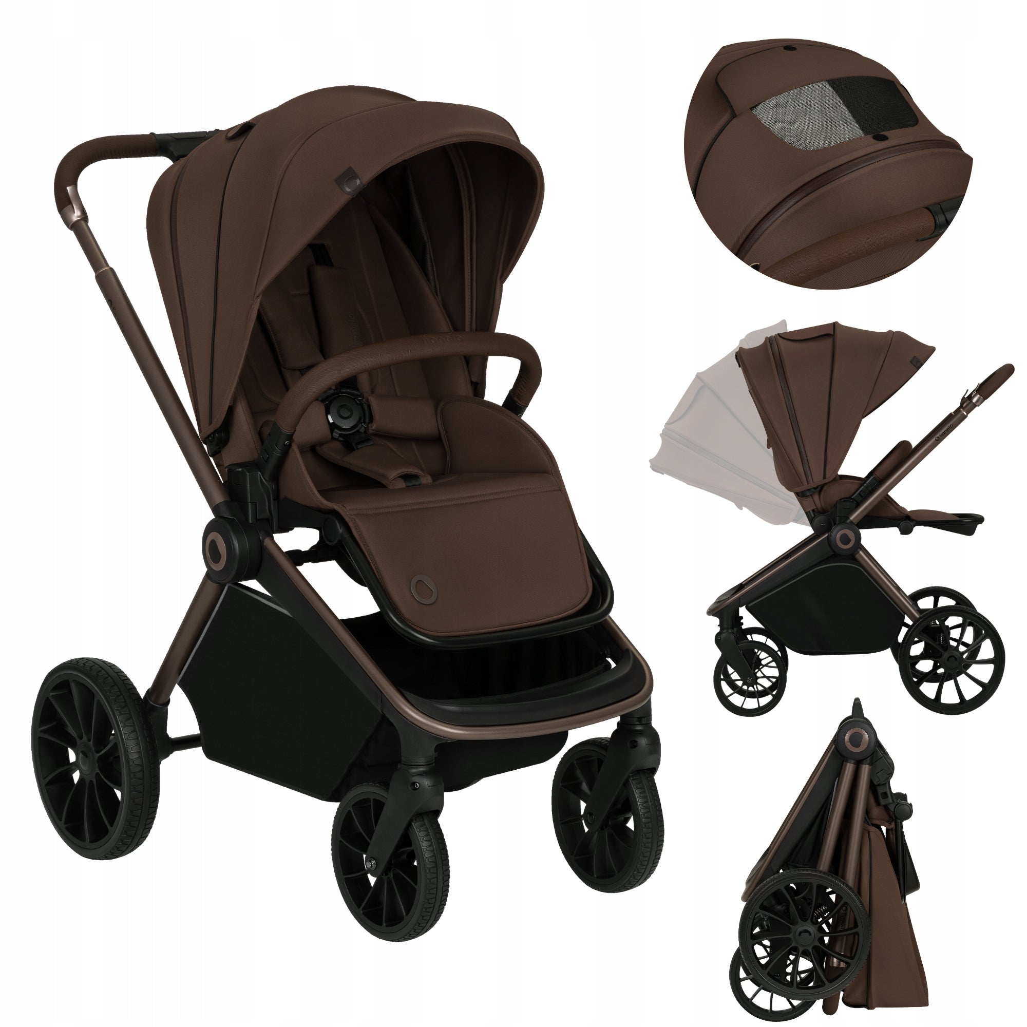 Stroller LIONELO MIKA PLUS Mocha Mousse