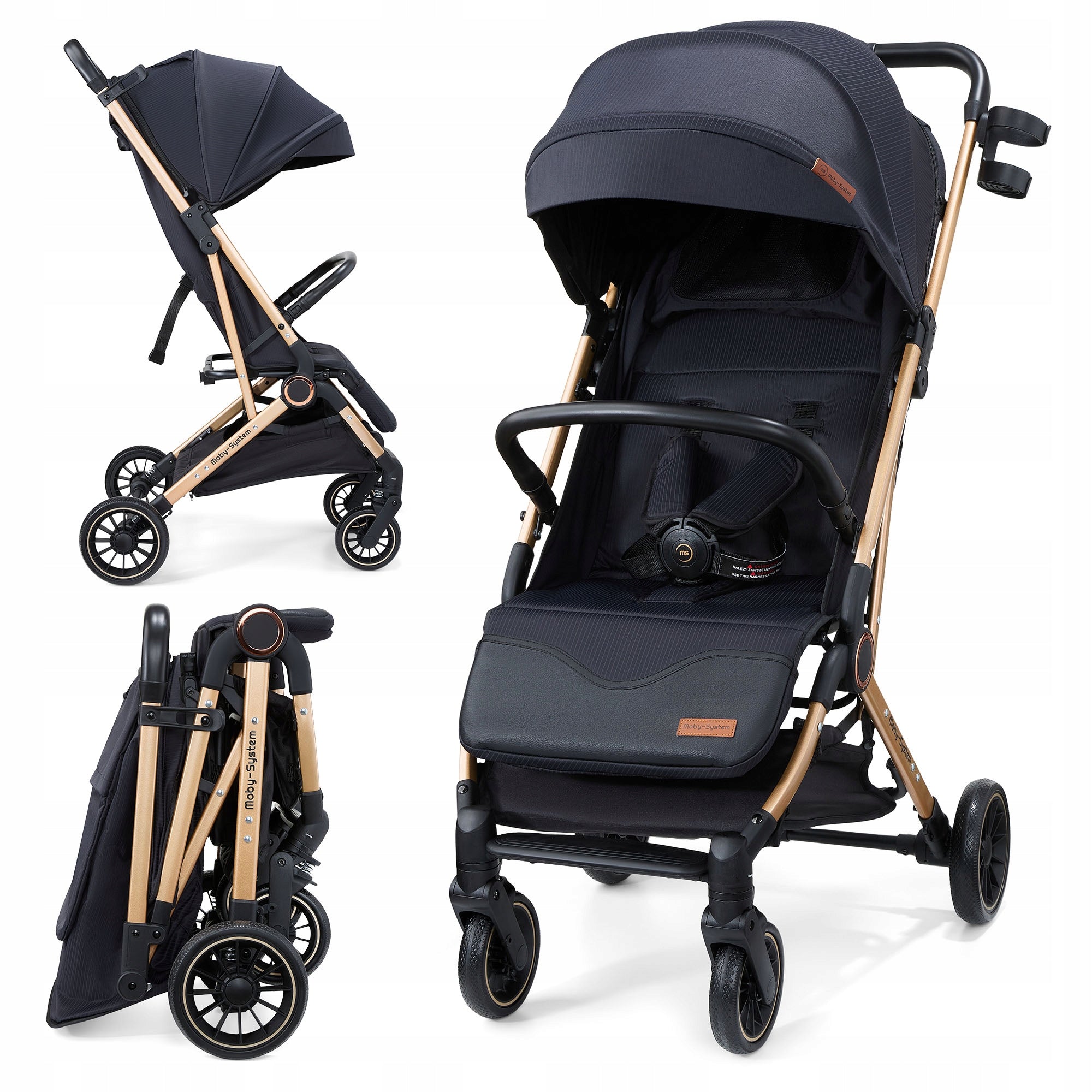 Stroller Moby-System LENA GOLD PRO with SUITCASE function