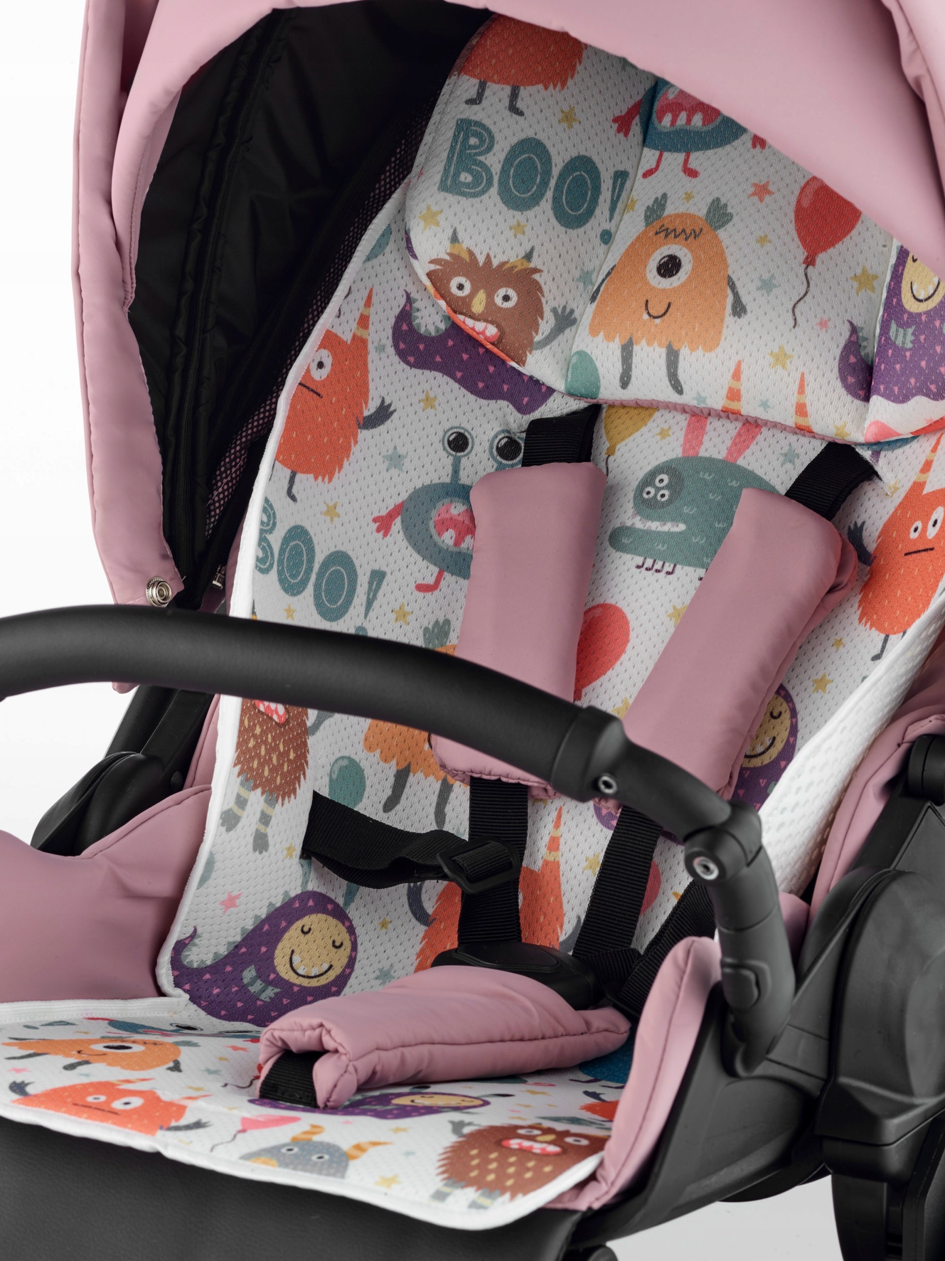 Stroller Natoni Joy New pink aluminum up to 22 kg Brand no brand