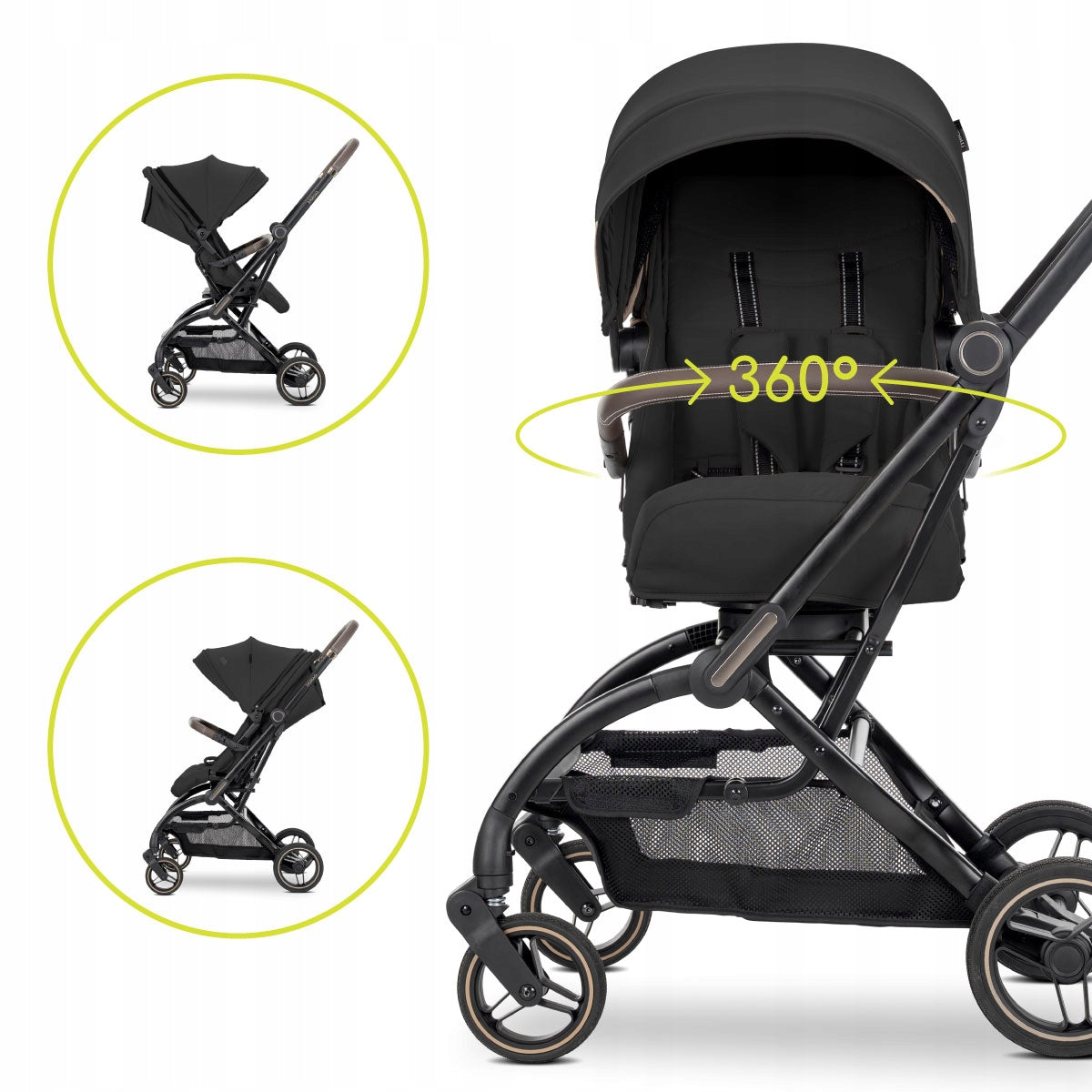 Stroller Rotating up to 22kg Front Rear Lorelli Makaya Manufacturer code 10022082501