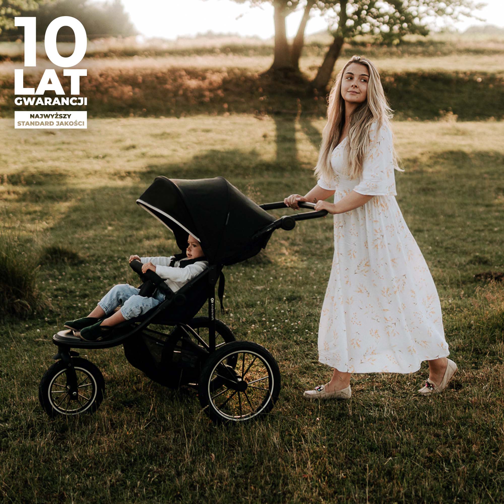 Stroller Tricycle Kinderkraft HELSI 2 Cross-Country Off-Road Sport Grey Packaging status original