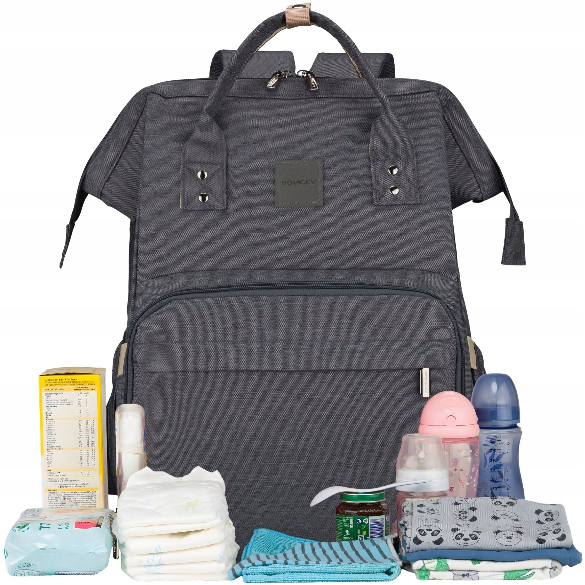 Stroller backpack for mom bag organizer for dad Rovicky city large