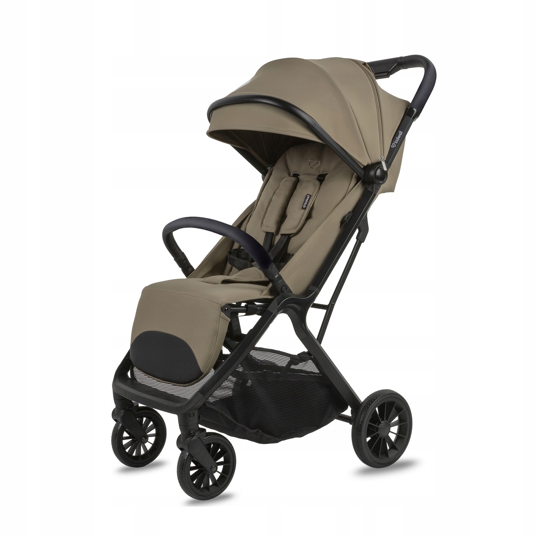 Stroller compact KIDWELL AURO brown beige AUTOFOLD light maneuverable Manufacturer code WOSPAUR01A3