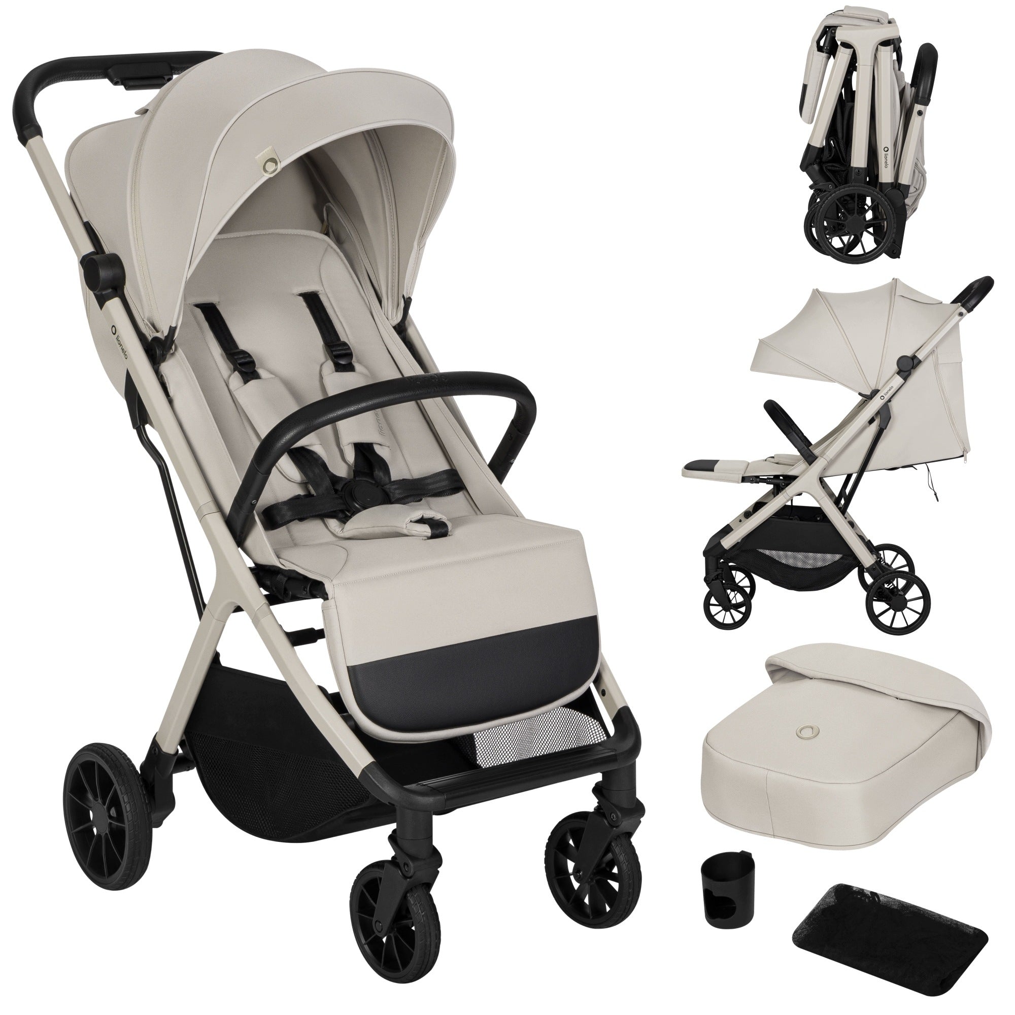 Stroller compact folding stroller up to 22 kg Lionelo Cloe Plus Packaging status original