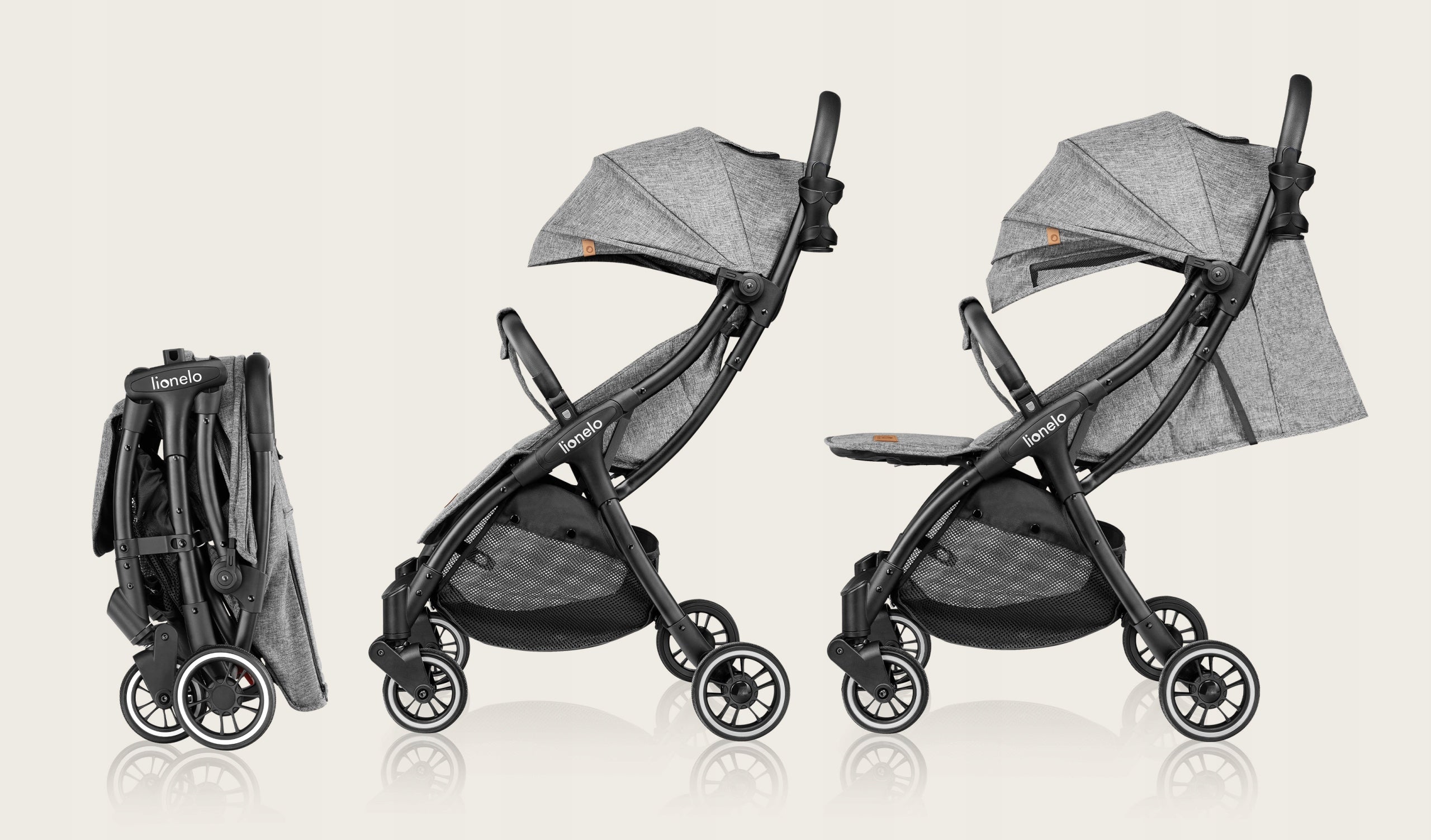 Stroller for airplane light + Bag Lionelo JULIE ONE Packaging status original