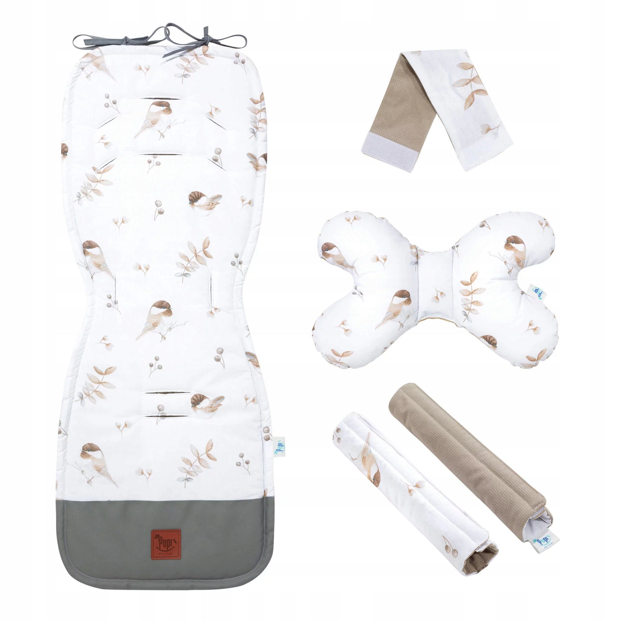 Stroller insert double-sided 5-piece set Pepi