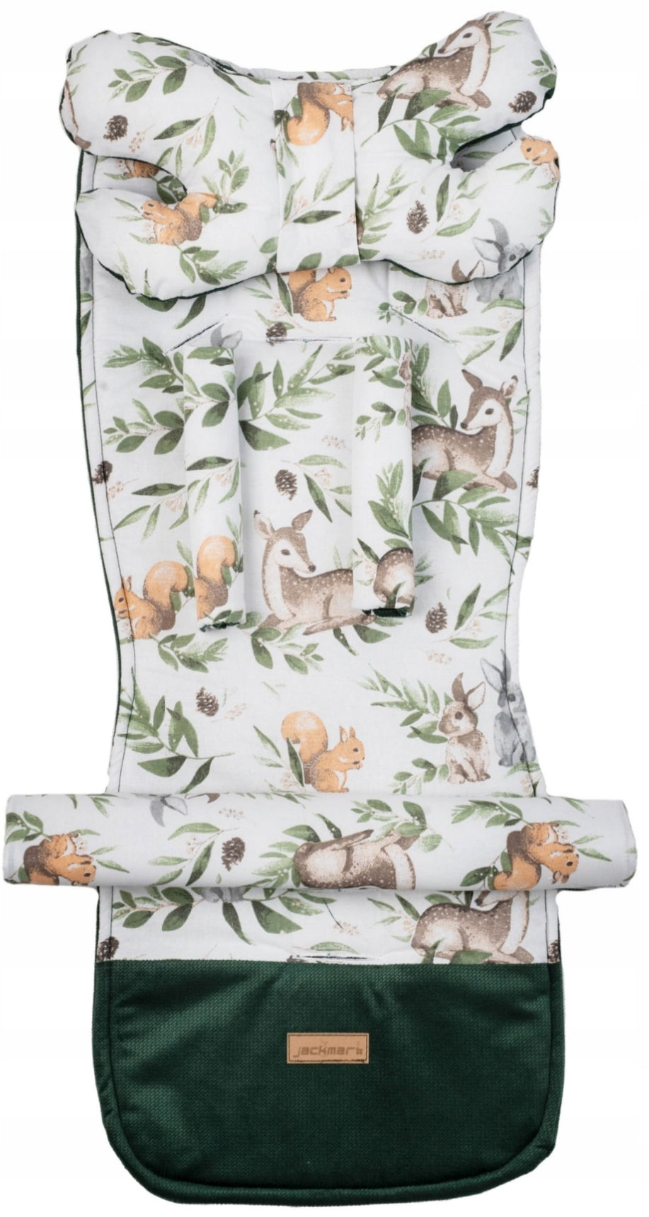 Stroller insert double-sided butterfly cushion + covers Jackmar