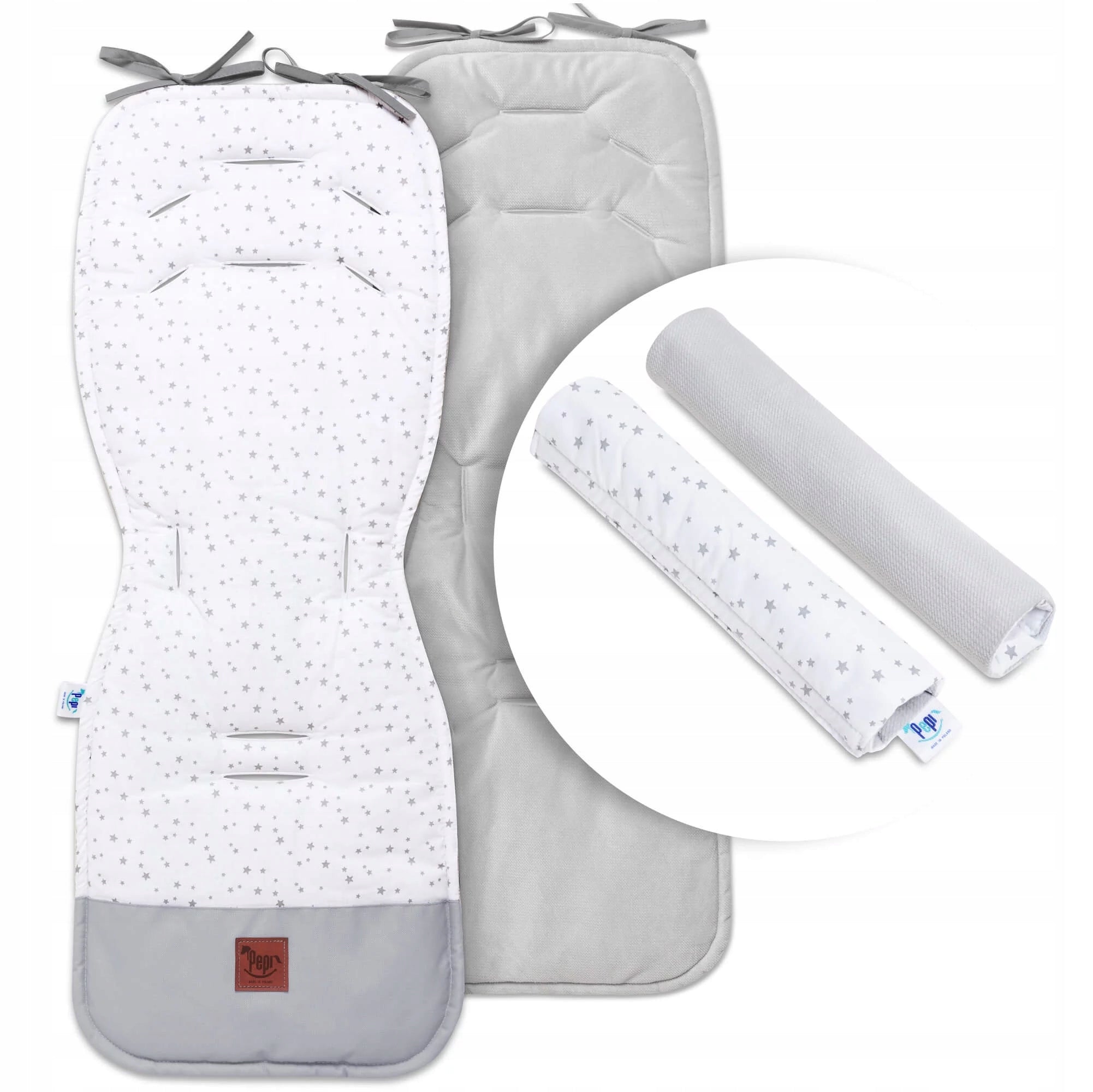 Stroller insert with belt protectors Pepi
