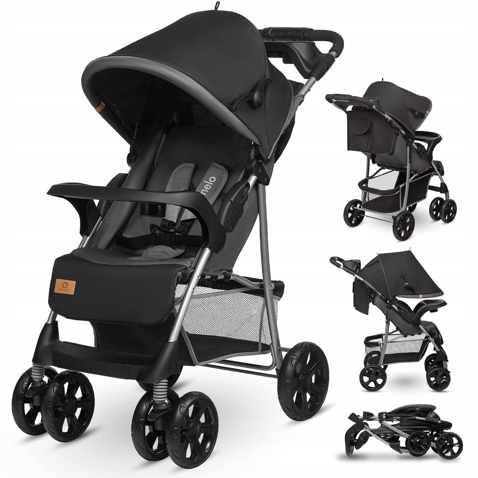 Stroller light Lionelo LO-EMMA PLUS STONE folding Packaging status original