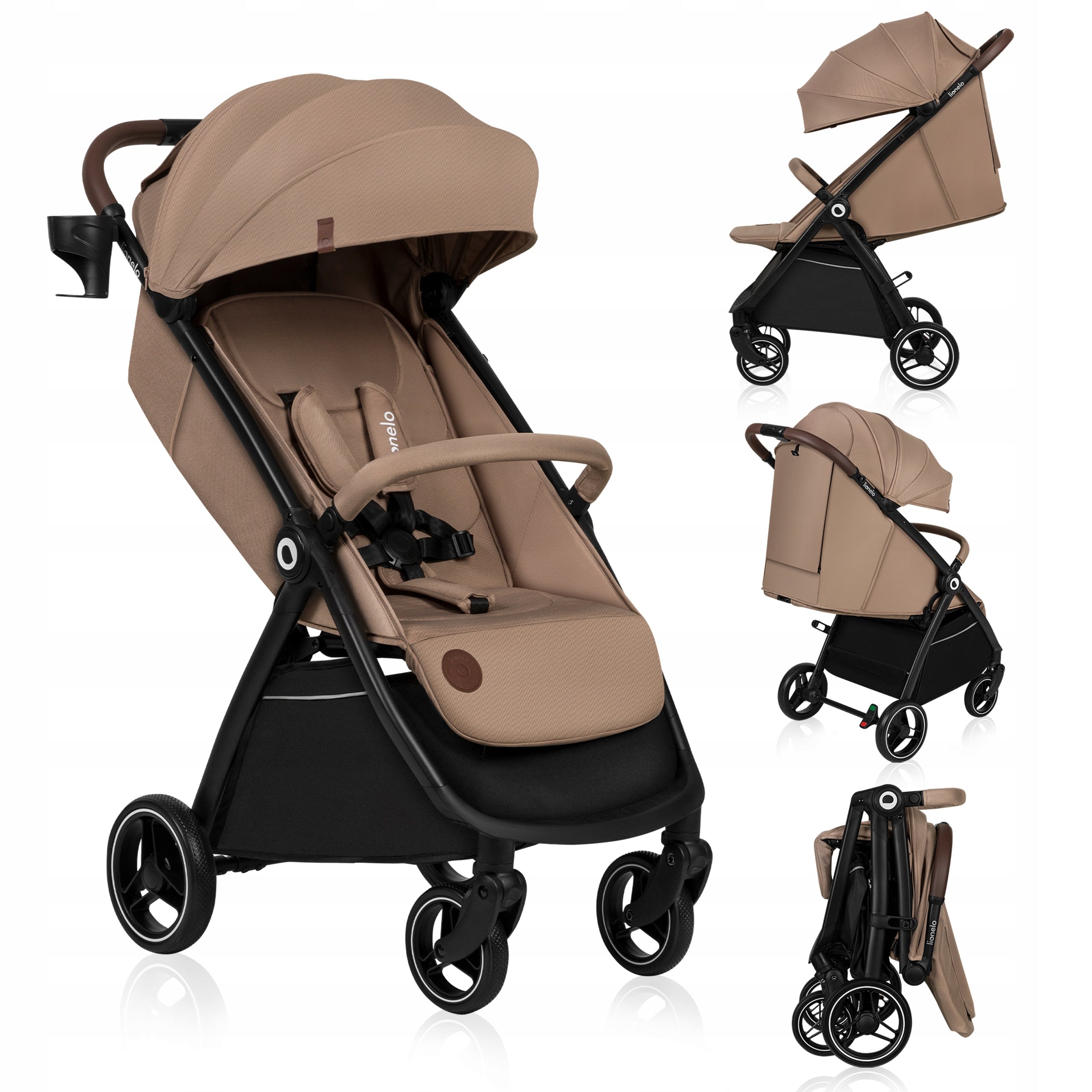 Stroller stroller easy folding filter UPF50+ mosquito net Lionelo