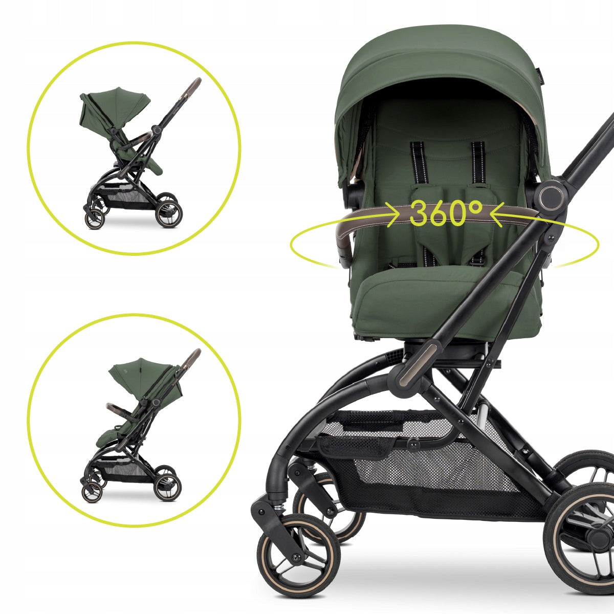 Stroller swivel stroller up to 22kg front rear Lorelli Makaya Manufacturer code 10022082512