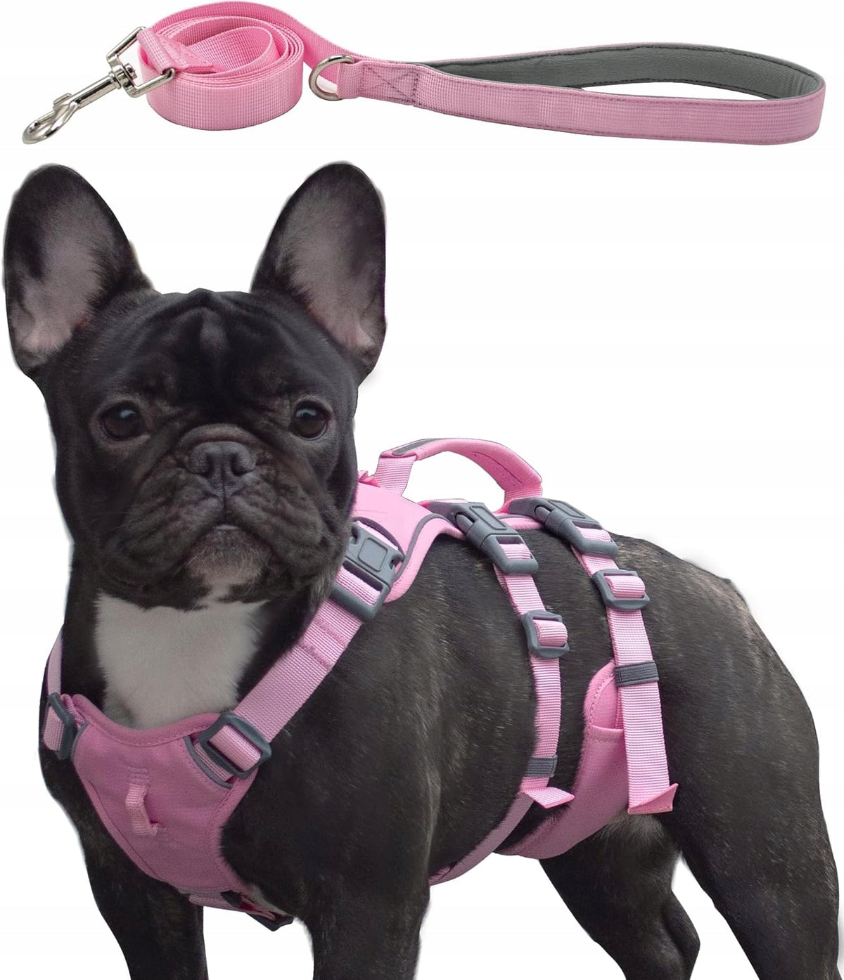 Strong Anti-Escape Harness for Dog WUFFLEY Pink Size XS