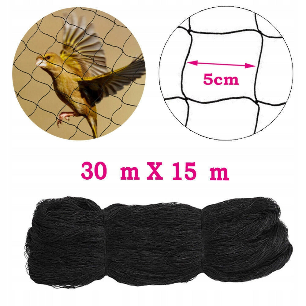 Strong Bird Net for Birds Starlings 15x30m Packaging status original