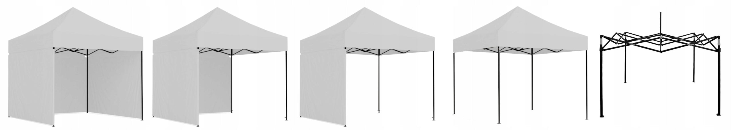 Strong Commercial Tent Garden Pavilion Party Express 3x3m White Length 3 m