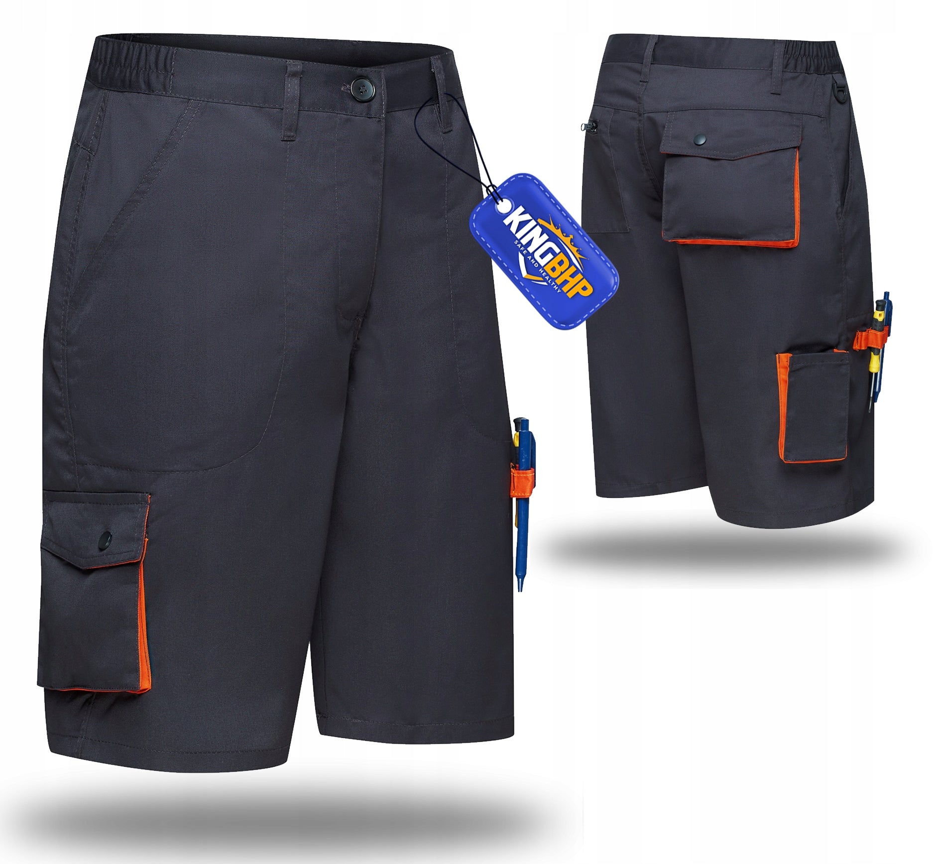 Strong Men's Short Work Pants REINFORCED Lightweight Shorts