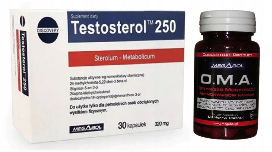 Strong Pereparates Testosterol + OMA mass strength Testosterone libido for gift EAN (GTIN) 5907085515083