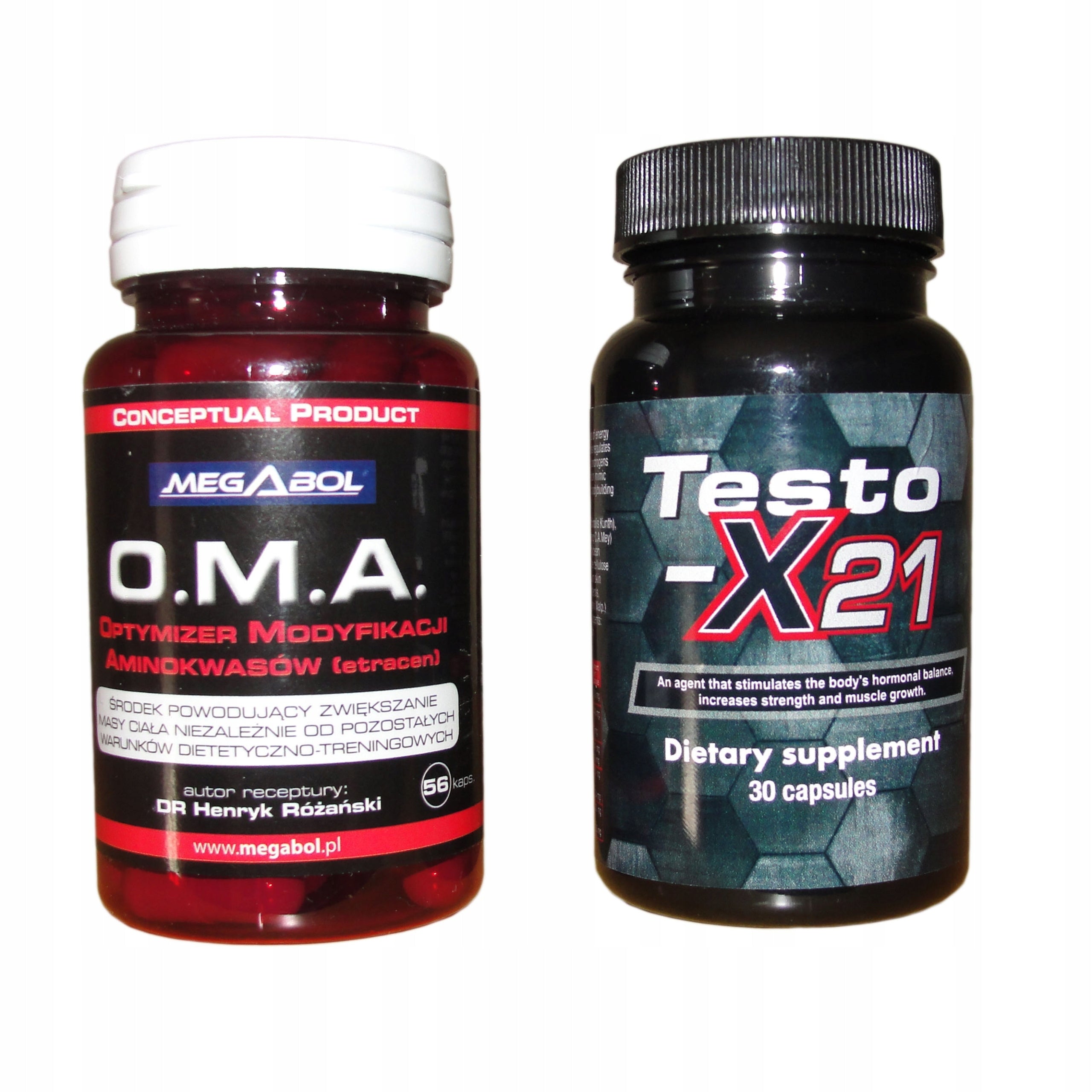 Strong Set Oma + Testo-X 21 Muscle Strength Testosterone Muscle Building
