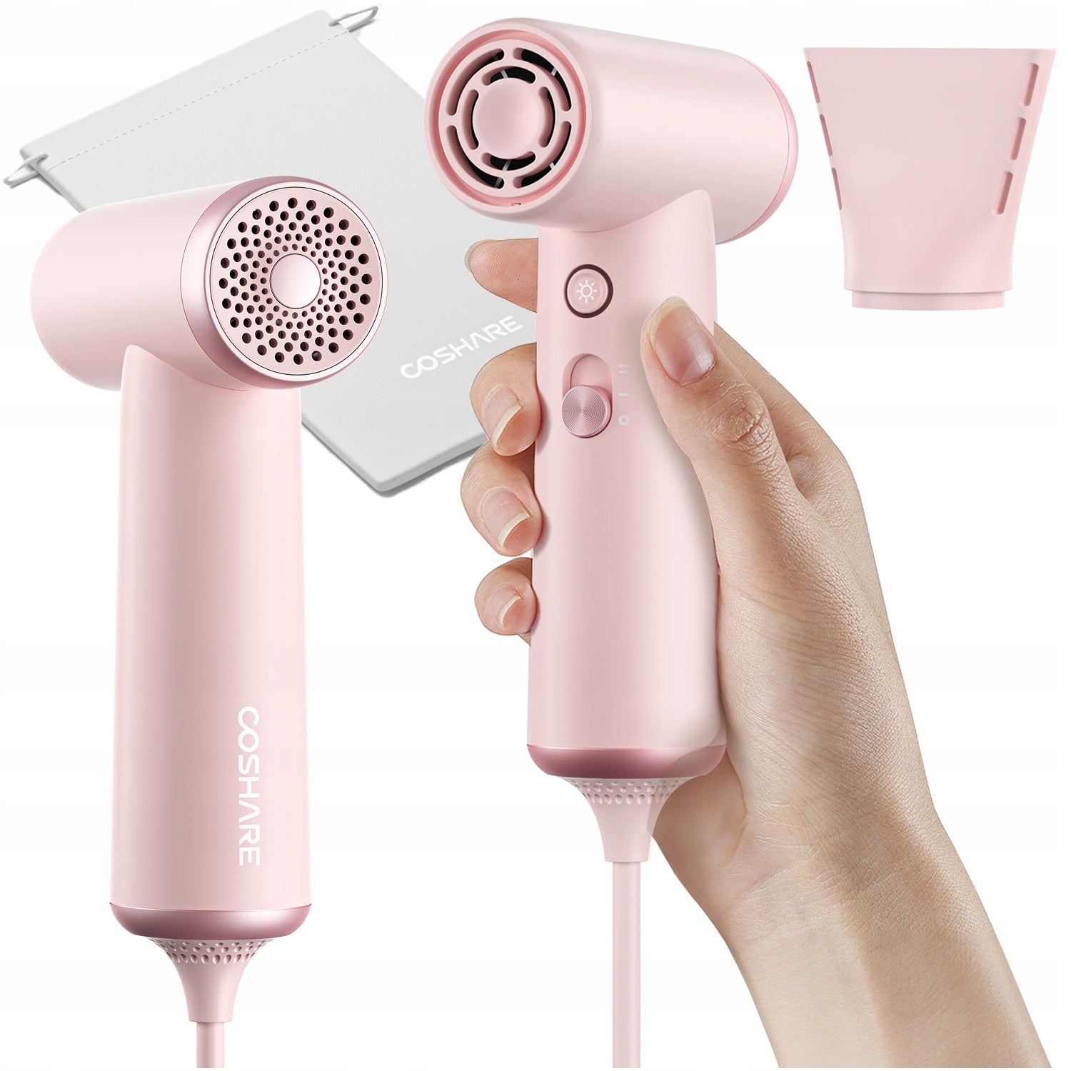 Strong Small Hair Dryer COSHARE SuperMINI Travel 800W Tourist