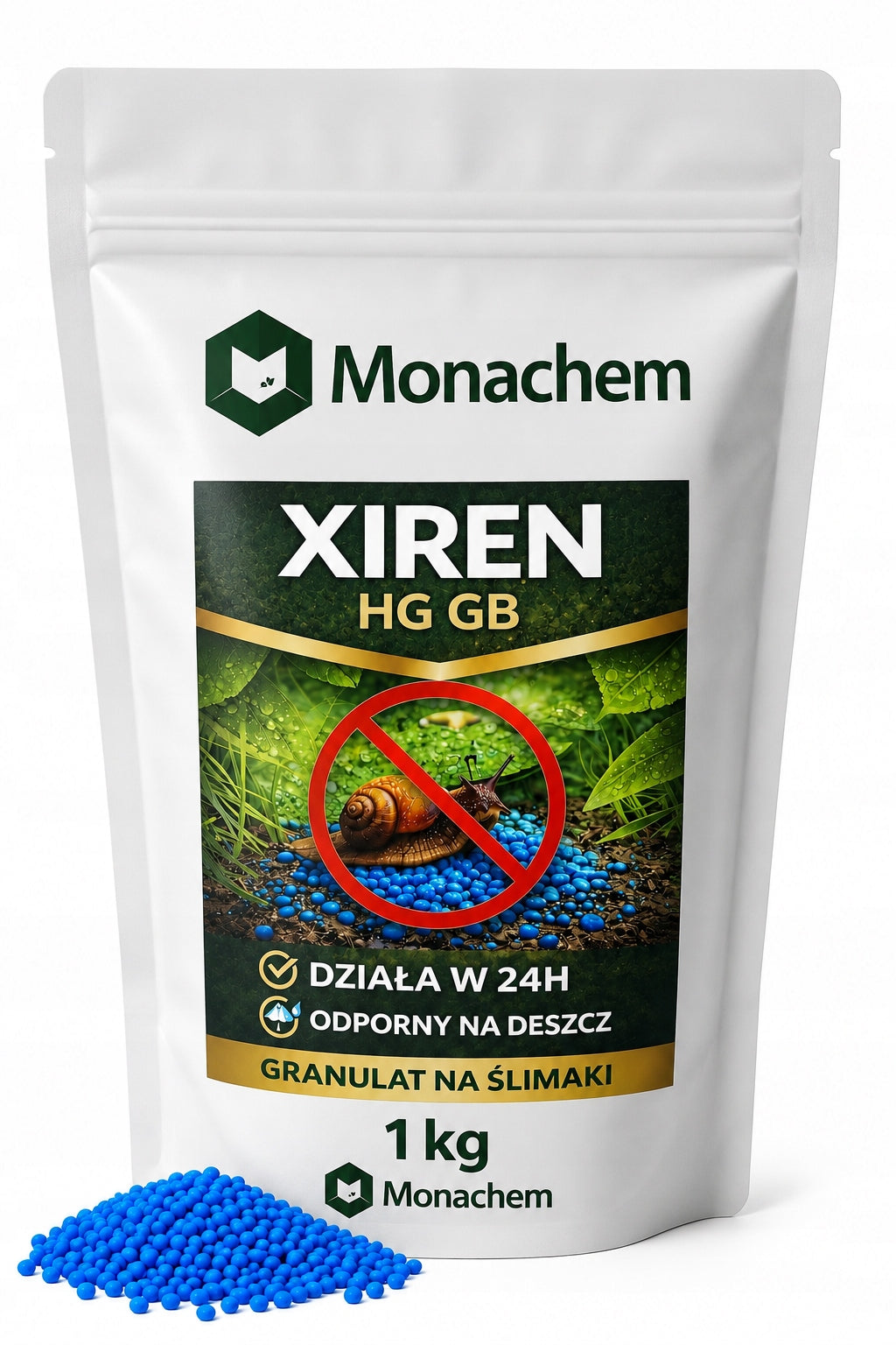 Strong Snail Poison 1kg Granules - Rainproof - Snail Repellent