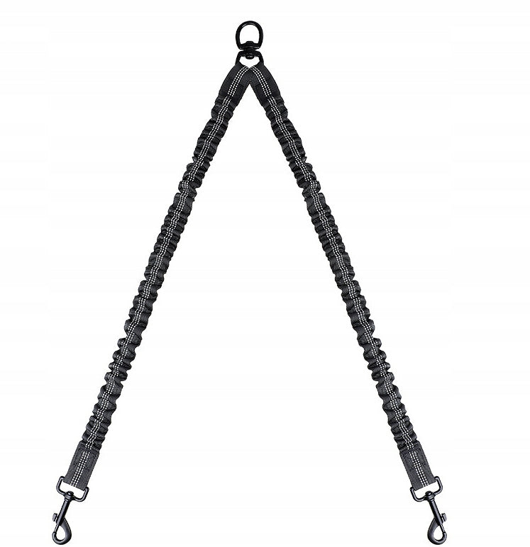 Strong Y-Splitter Leash for 2 Dogs 25mm with Shock Absorber 3-in-1 Manufacturer code 4896022073728