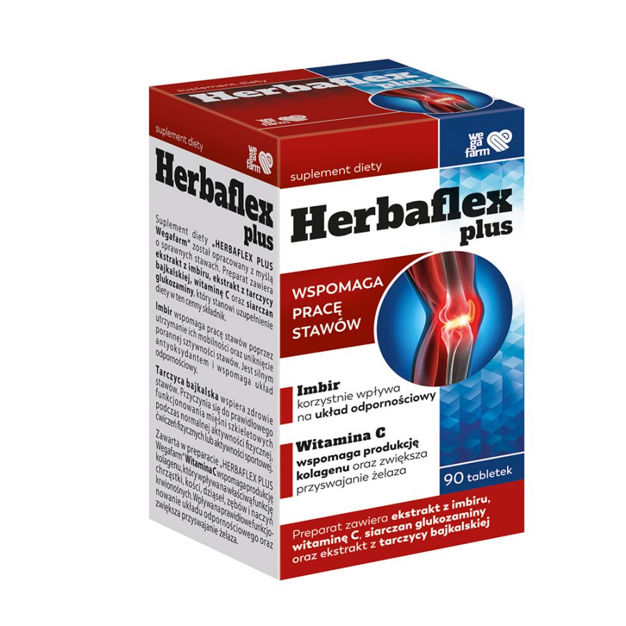 Strong joints and Bones, Herbaflex Plus Easy Caps 60 kaps. Wegafarm Brand WEGAFARM