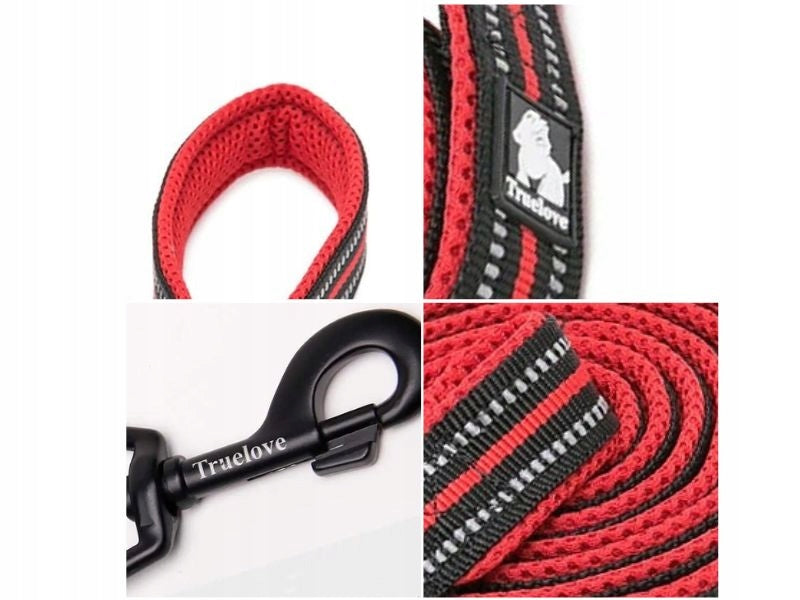 Strong reflective dog leash Truelove 200cm M Packaging status original