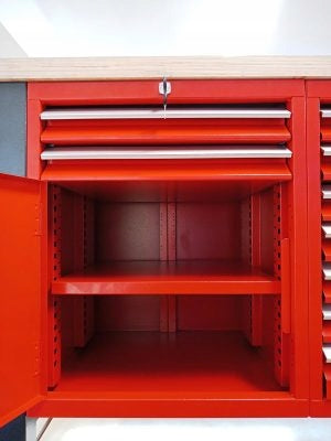 Strong workbench locksmith cabinet board for garage -COLORS variants Customs tariff code 94032080