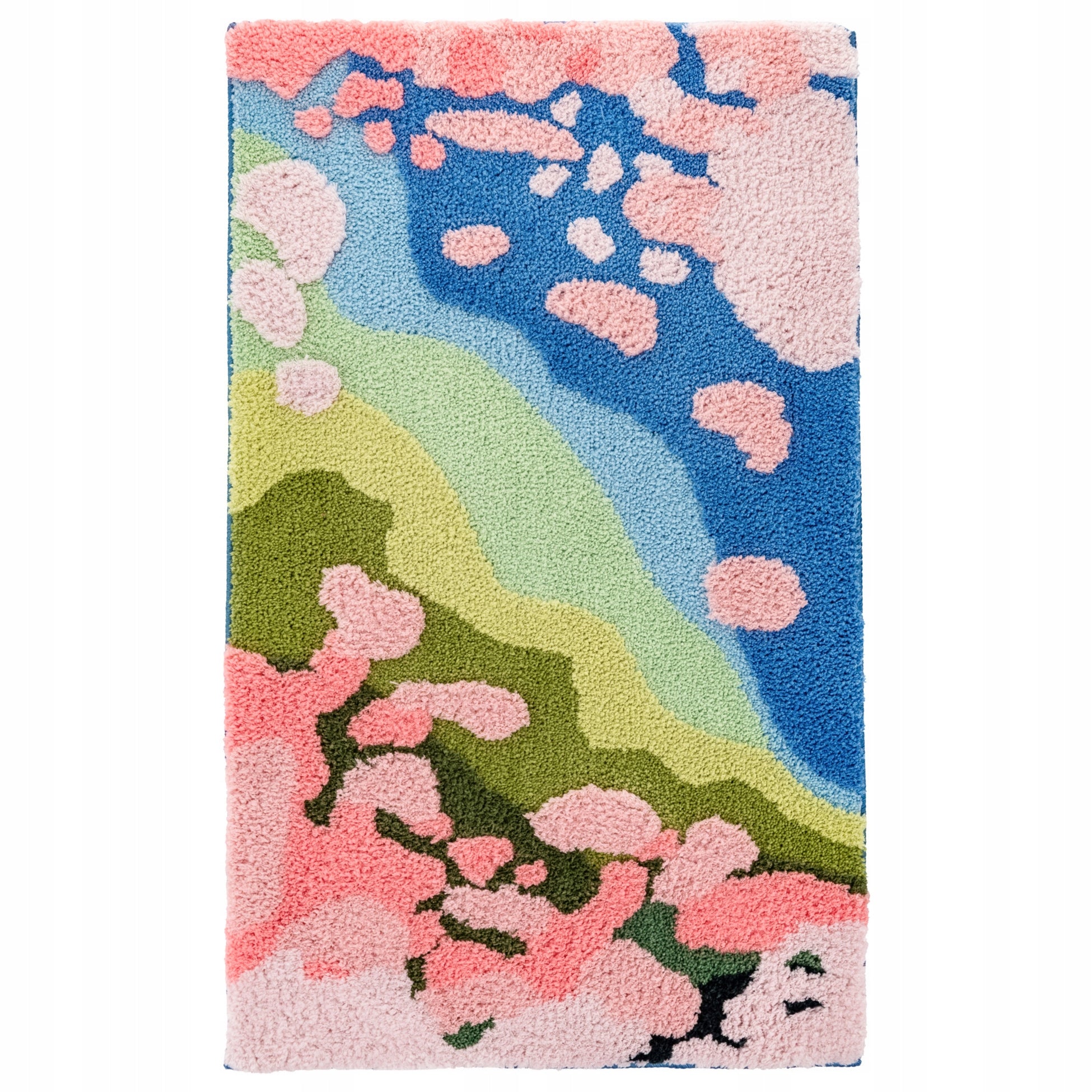 Structural Carpet Colorful 60x100cm Sidewalk Fluffy Decorative Soft Nice