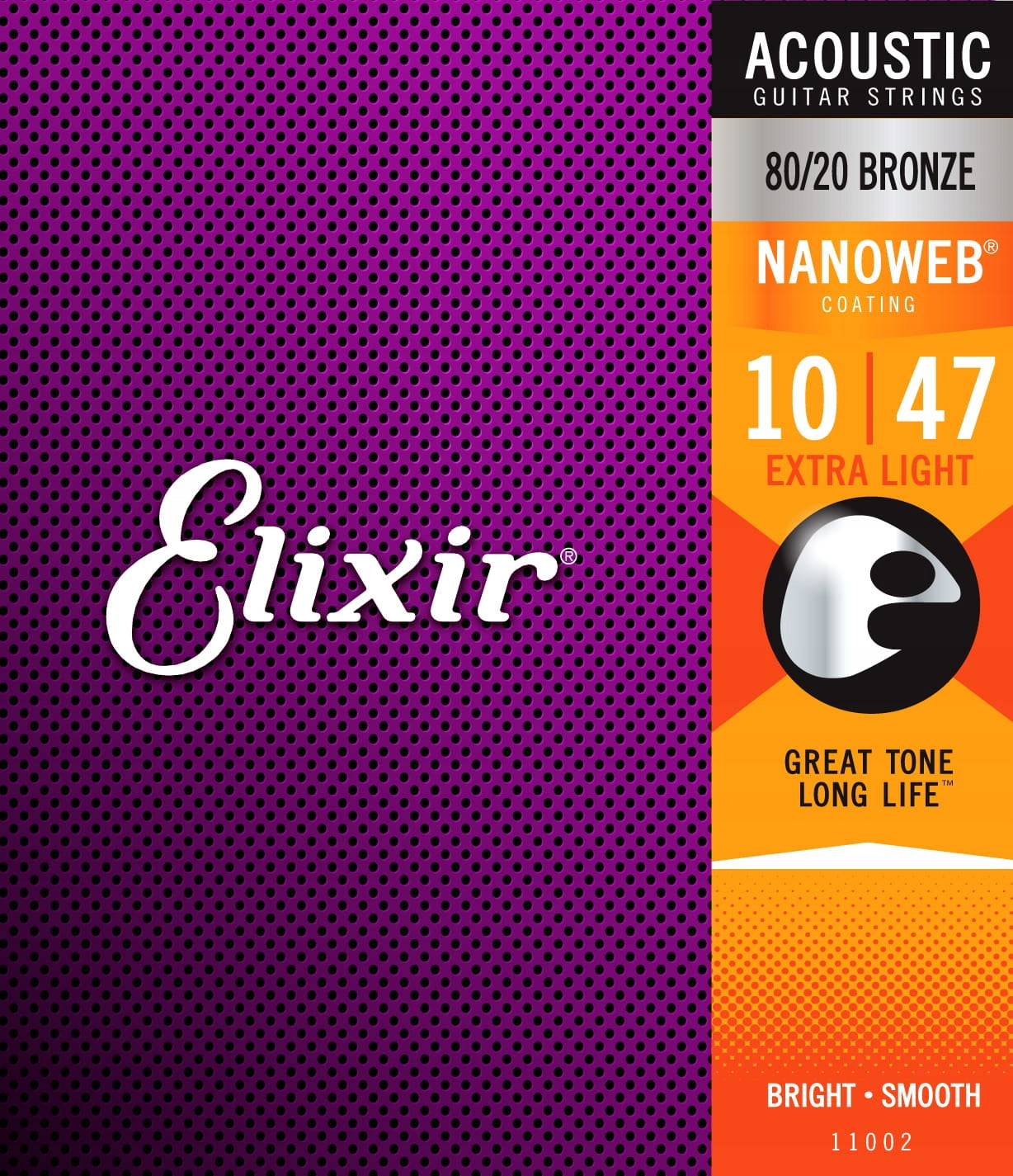 Stygos ak. gitarai Elixir 11002 0.010-0.047