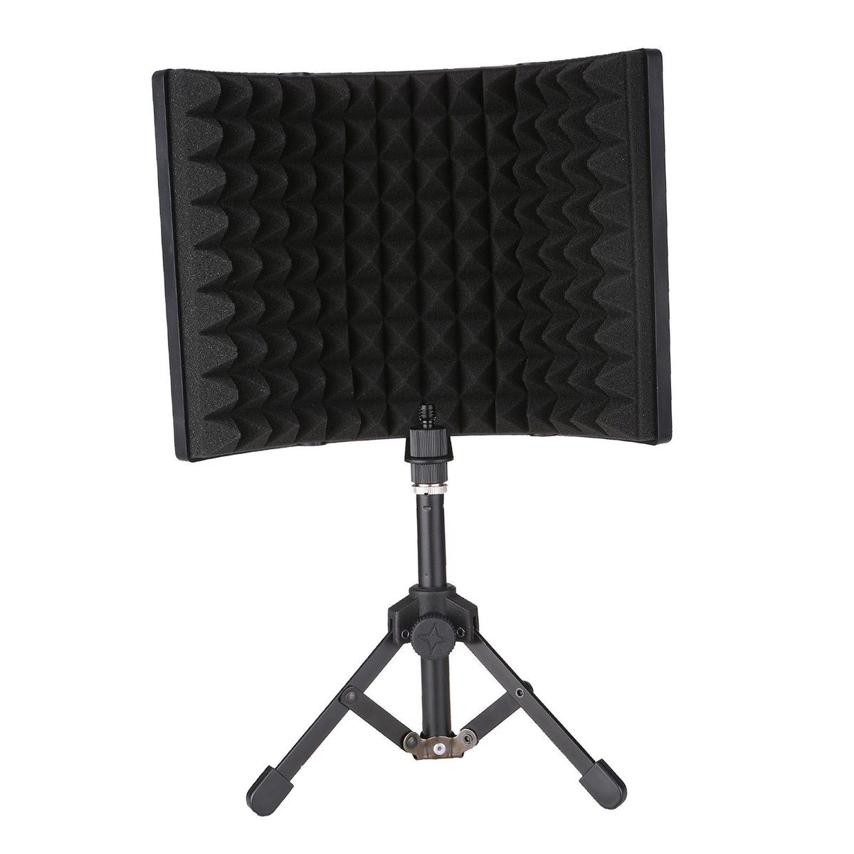Studio Microphone Isolation Shield with Stand Adjustable Filter Vocal Mic