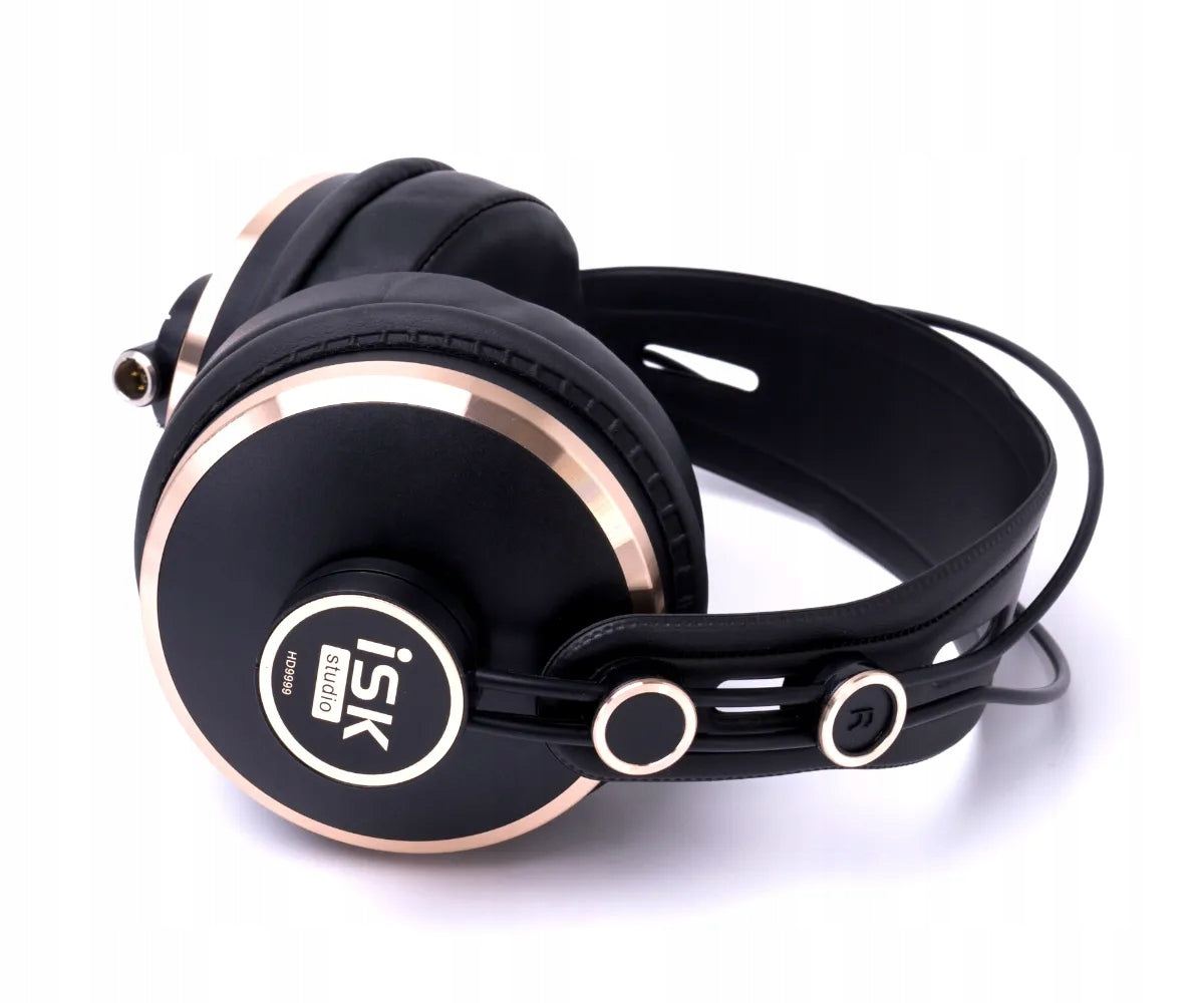 Studio On-Ear Headphones ISK HD9999 MiniJack 3,5 mm/6.3 mm Case Black Brand ISK