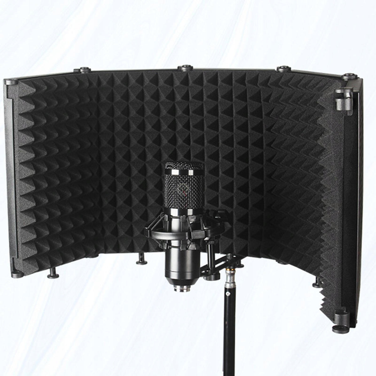 Studio Recording Mic Isolation Shield Durability 41.4cmx25.5cm No Tripod Packaging status original