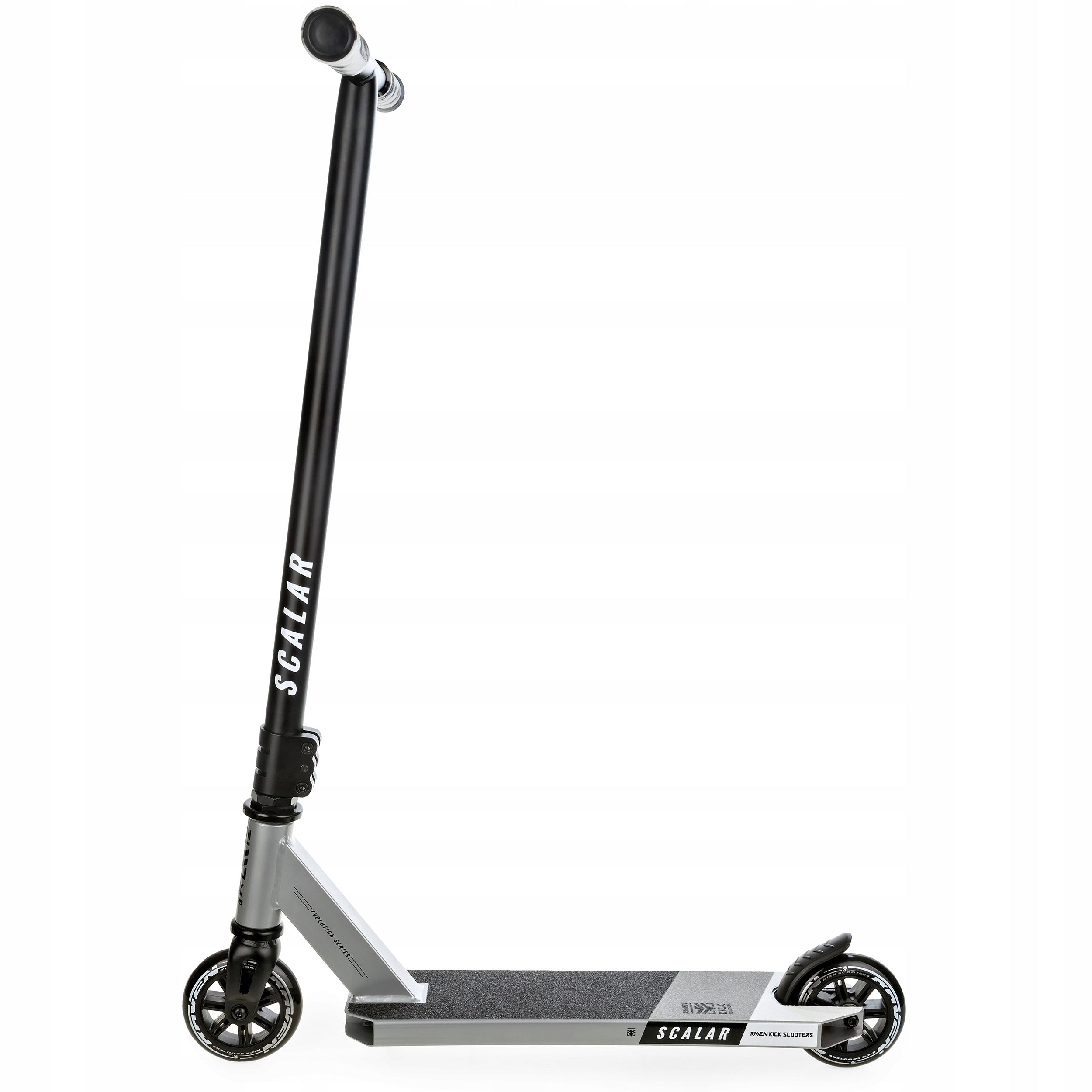 Stunt Scooter RAVEN Evolution Scalar Silver 100mm Color black silver